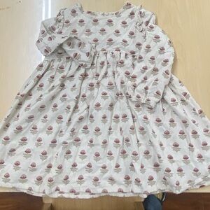 Rylee + Cru top with a floral print in a light fabric.